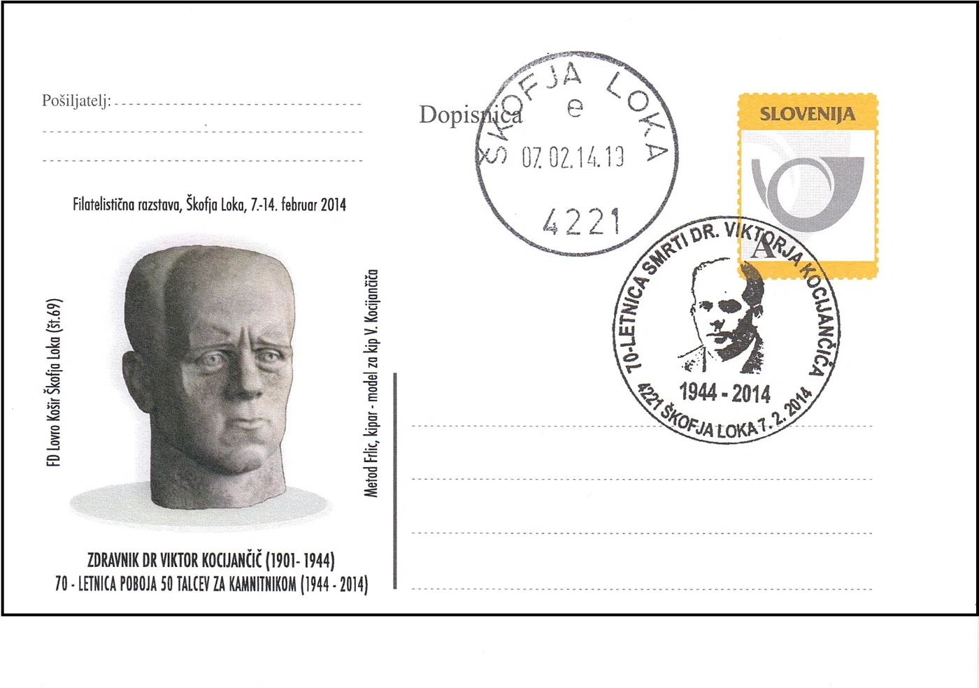 70 - LETNICA SMRTI DR. VIKTORJA KOCIJANČIČA